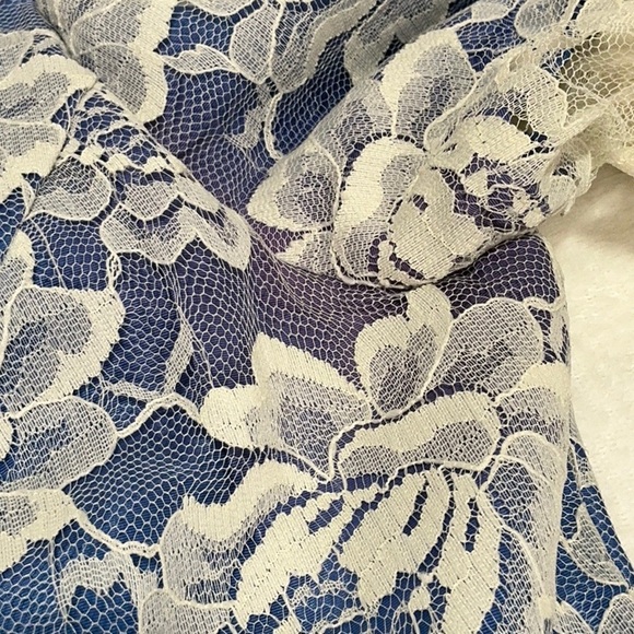 Handmade Vintage Costume Floral Lace Dress - Picture 8 of 15